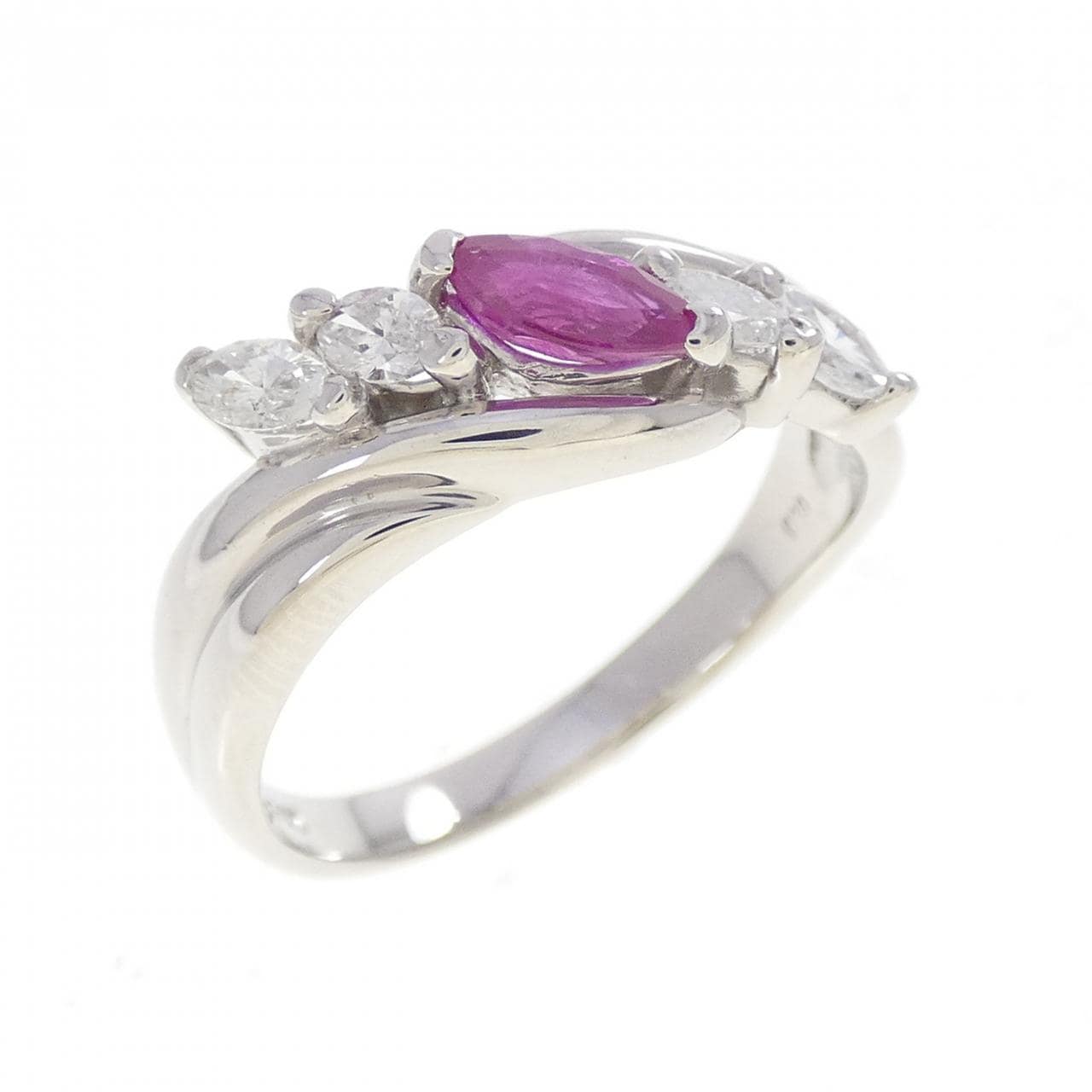 PT900 ルビー リング