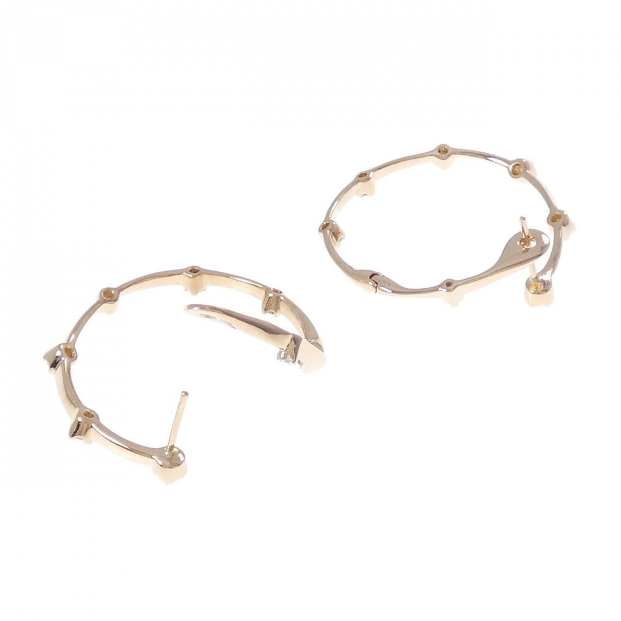 750PG ダイヤモンド ピアス