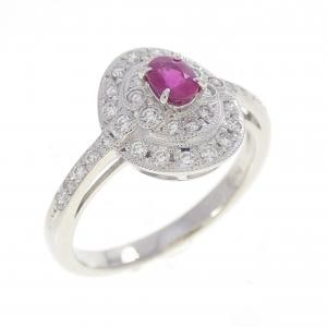 PT900 ルビー リング 0.272CT