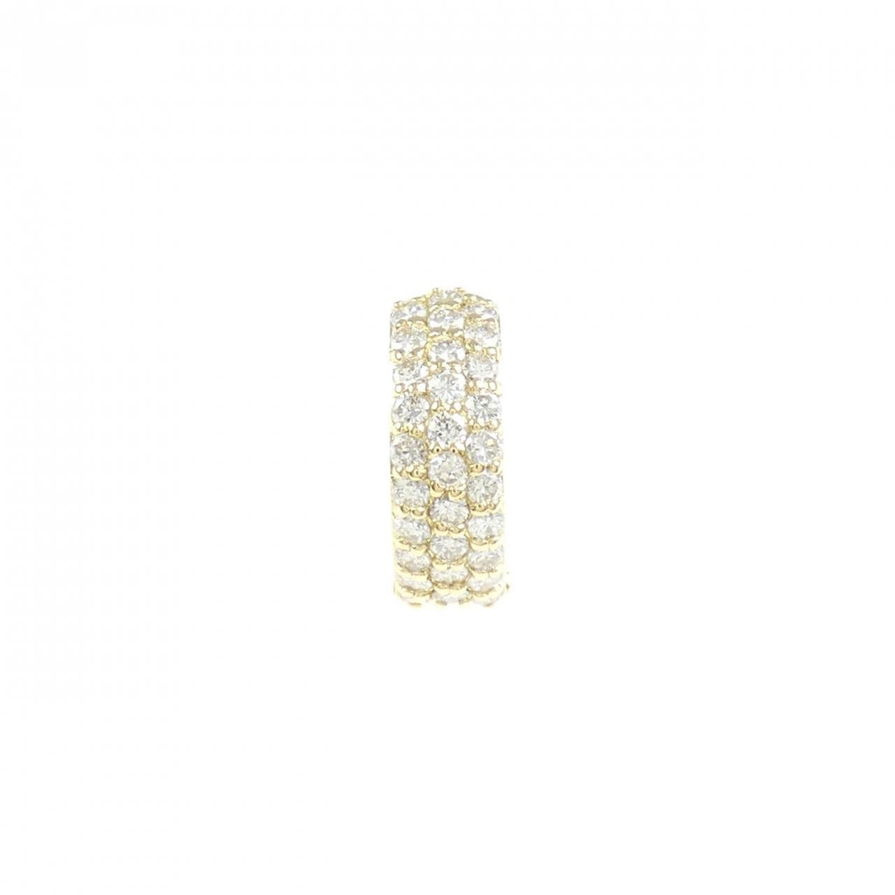 K18YG ダイヤモンド ピアス 0.33CT 片耳