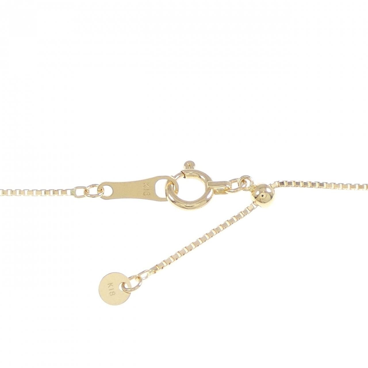 K18YG ダイヤモンド ネックレス 0.33CT