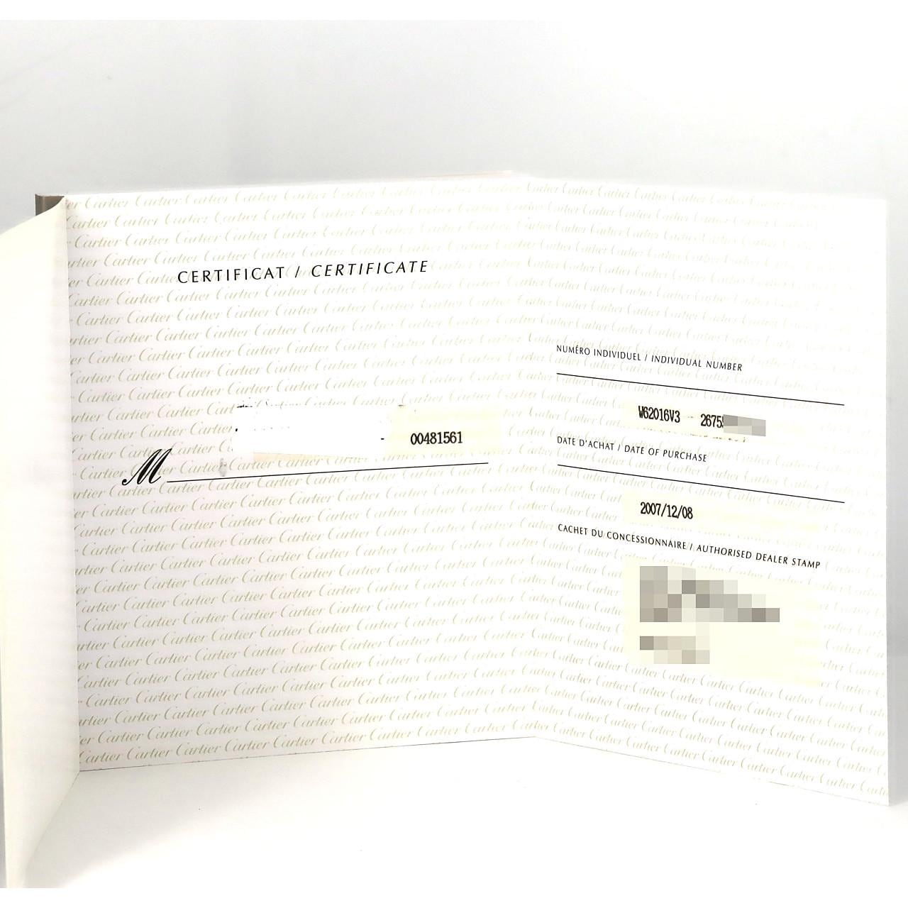 カルティエ ロードスターSM W62016V3 SS クォーツ