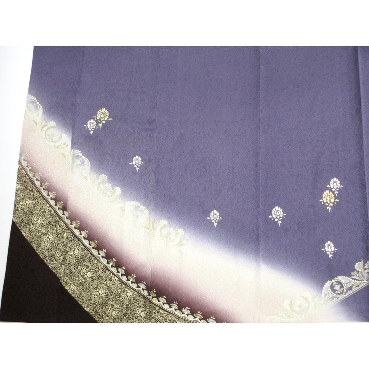 訪問着　金彩加工ボカシ染