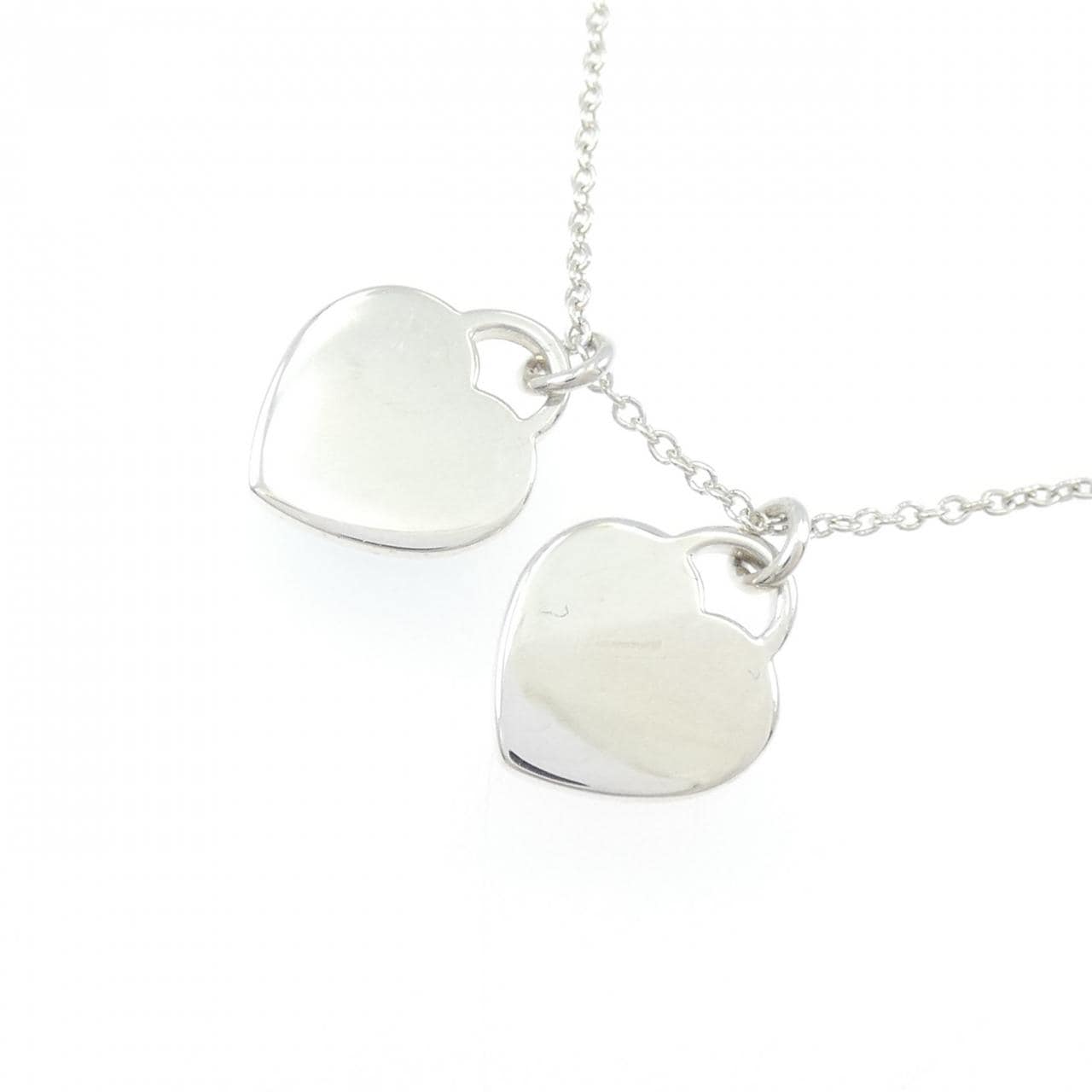 ティファニー リターントゥティファニー ミニ ダブル ハートタグ ネックレス