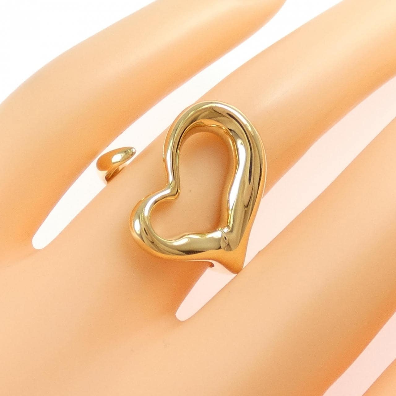 ティファニー オープンハート リング