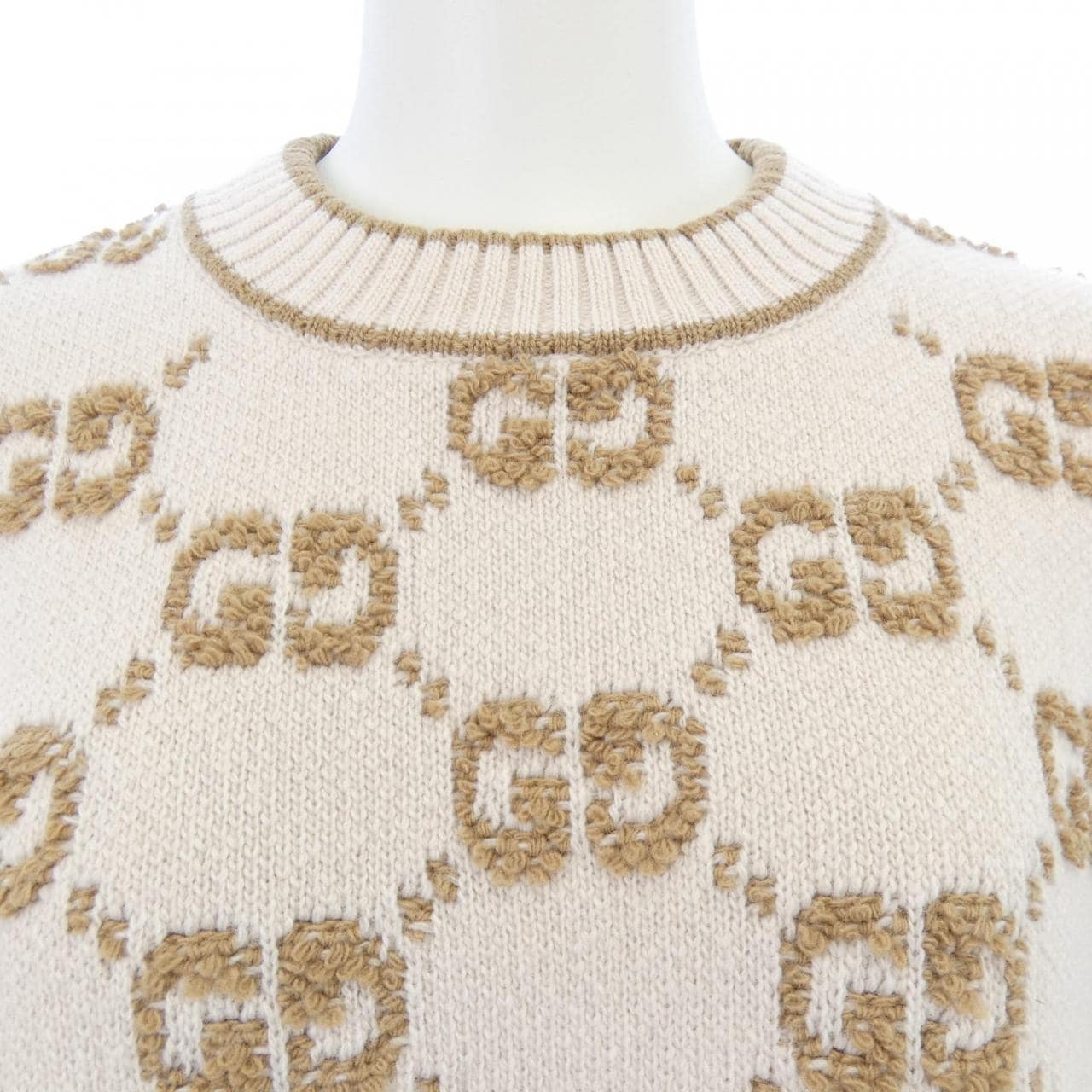 グッチ GUCCI GGブークレウールジャカードトップ 770059 XKCNA ニット