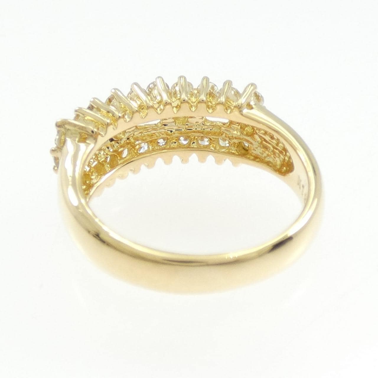 K18YG ダイヤモンド リング 0.82CT