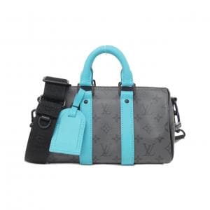 LOUIS VUITTON Monogram Eclipse Reverse Keepall Bandouliere M11645 波士頓包