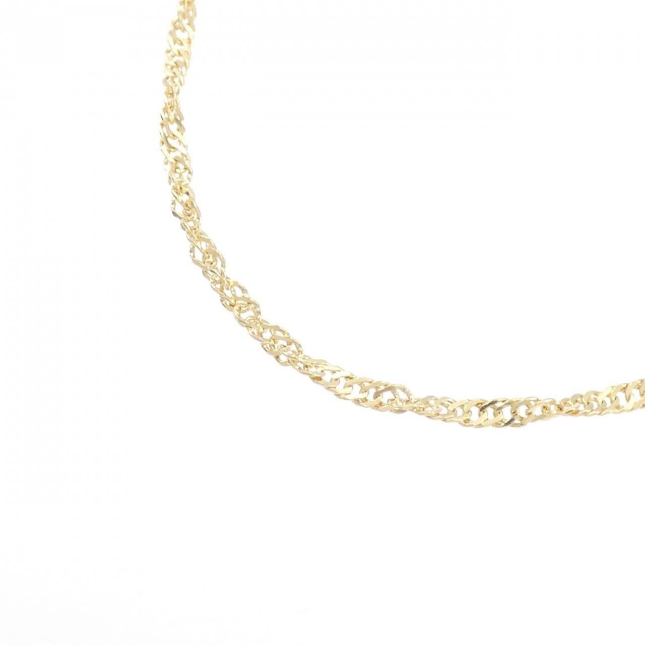K18YG chain necklace