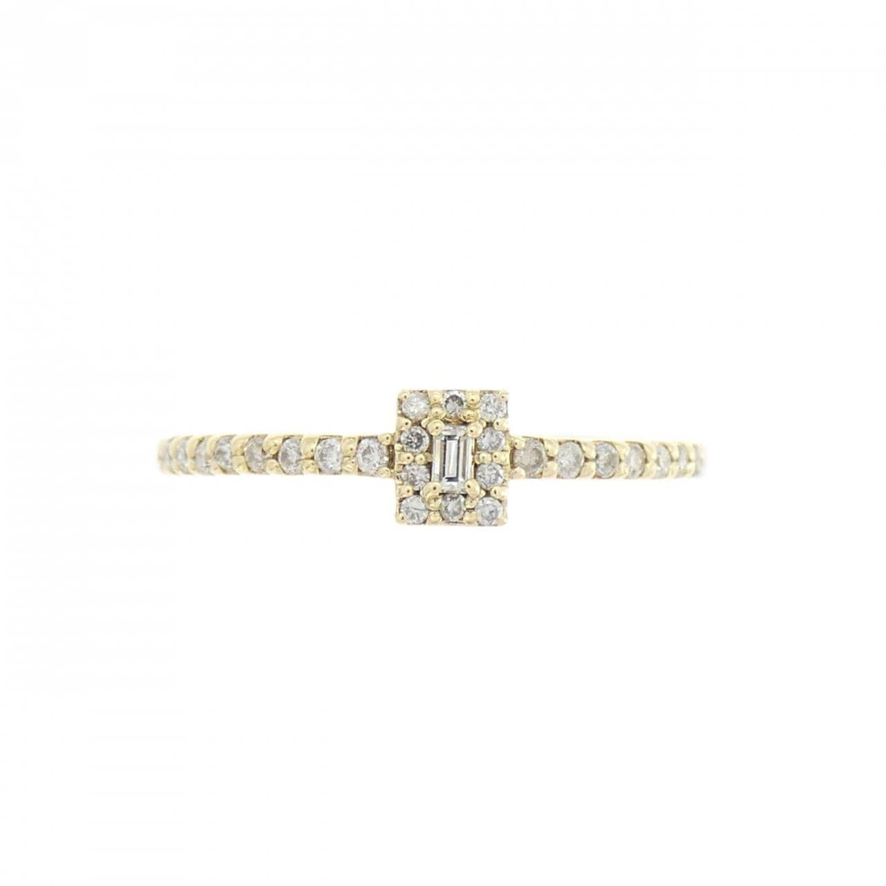 K18YG ダイヤモンド リング 0.16CT