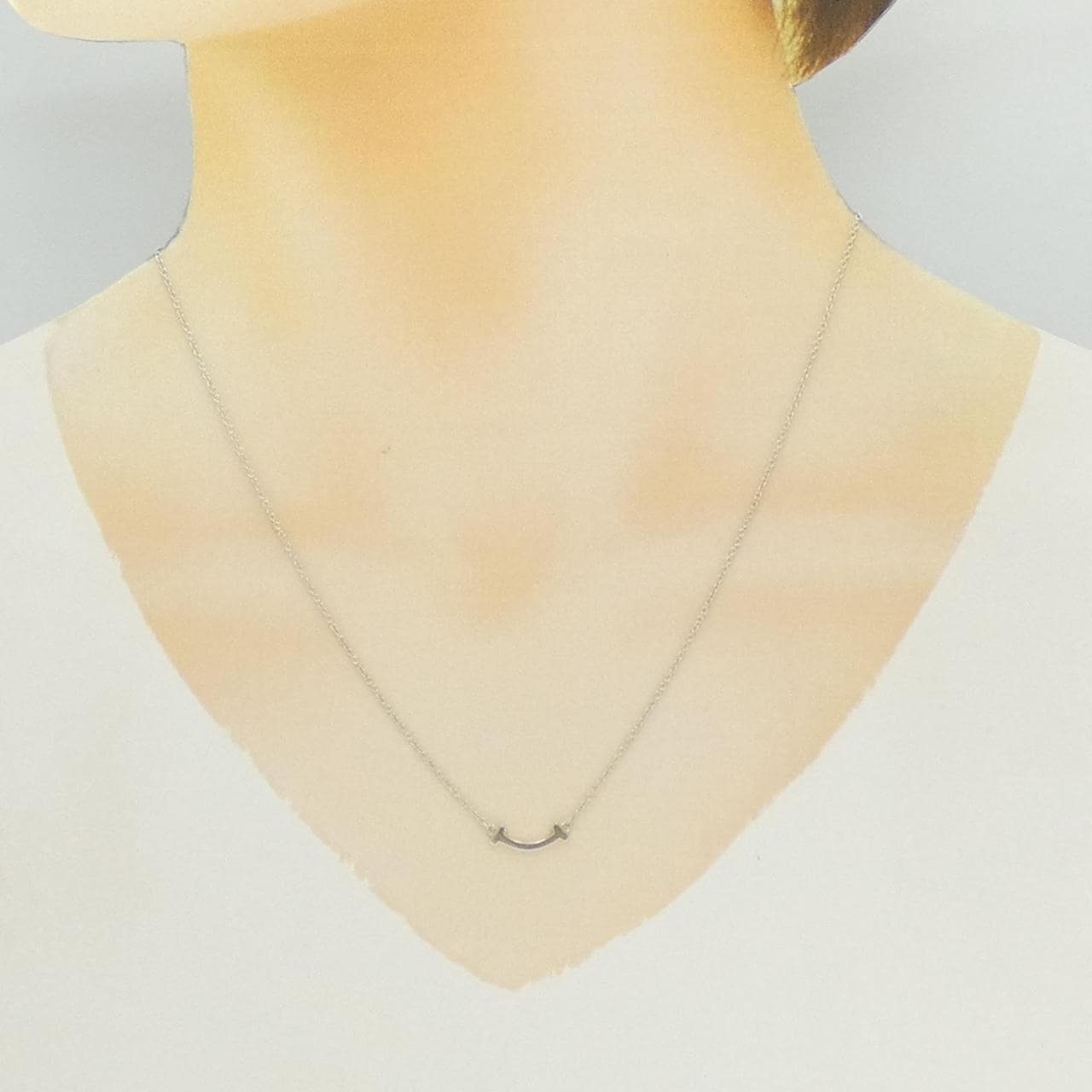 ティファニー Tスマイル ミニ ネックレス