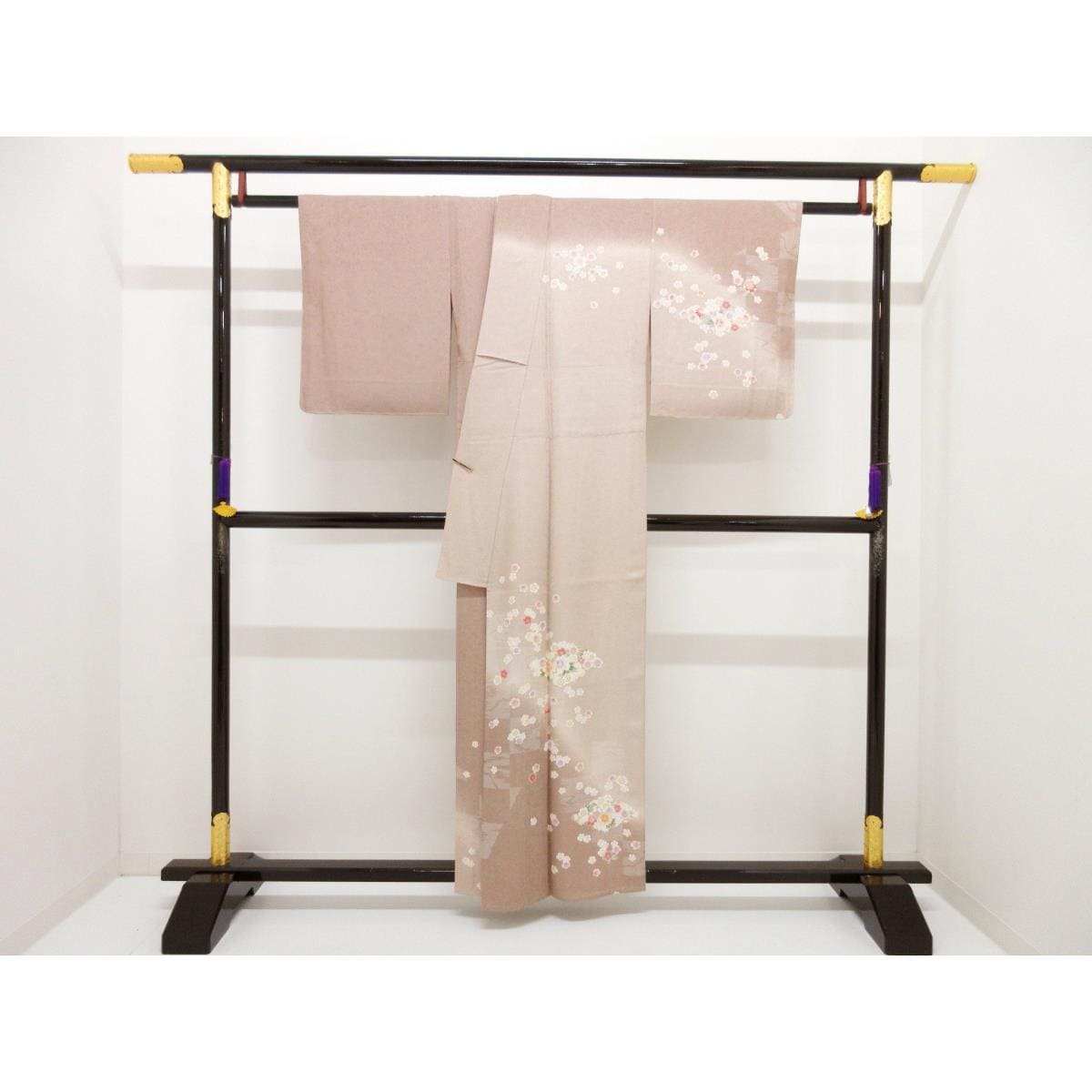 Single layer formal kimono, kimono and undergarment, 2-piece set, length S size