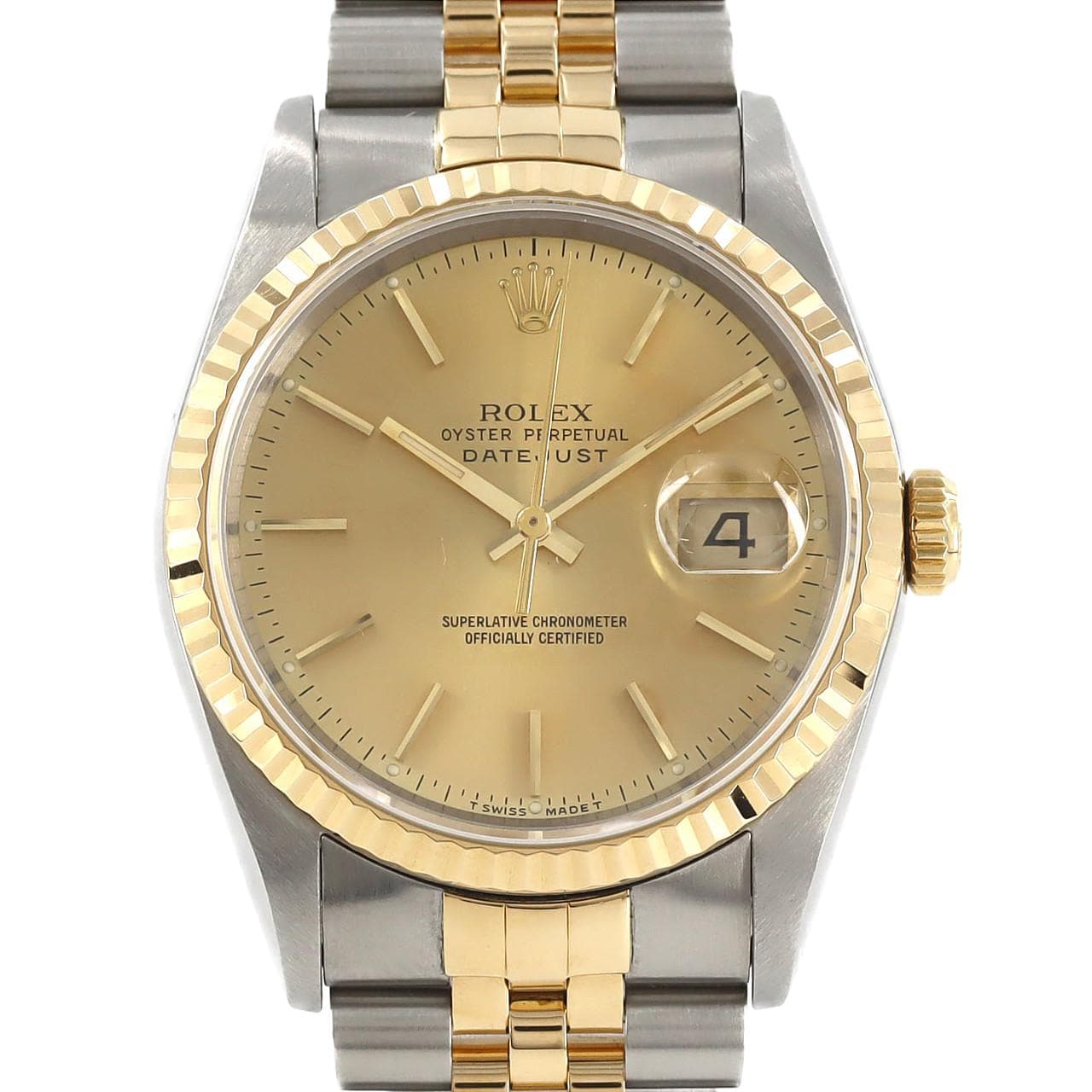 ROLEX Datejust 16233 SSxYG自動上弦X 編號