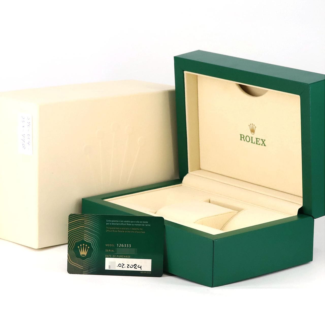 ロレックス デイトジャスト 126333 SSxYG 自動巻 ランダム番