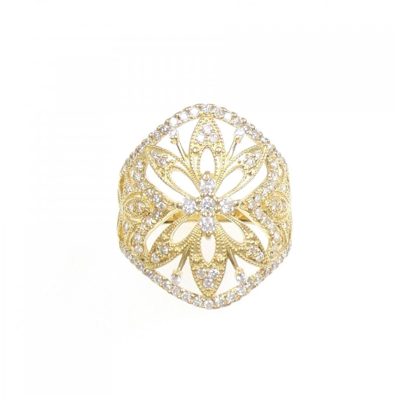K18YG ダイヤモンド リング 0.52CT