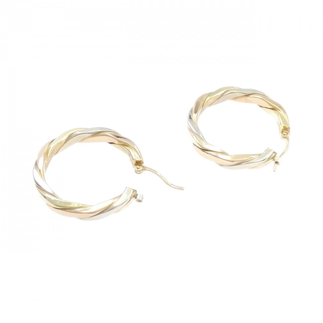 750スリーカラー ピアス