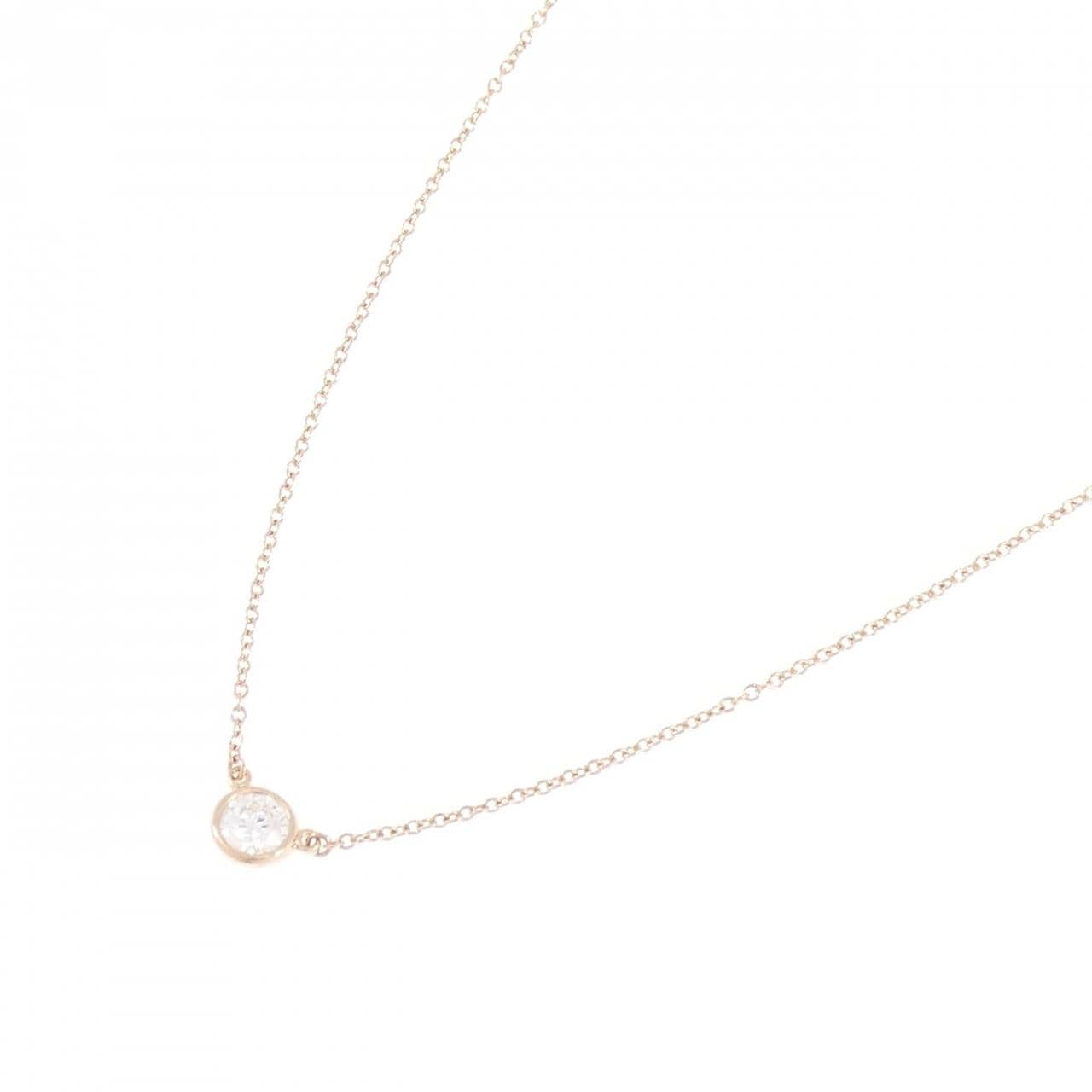 ティファニー バイザヤード ネックレス 0.27CT G IF 3EXT