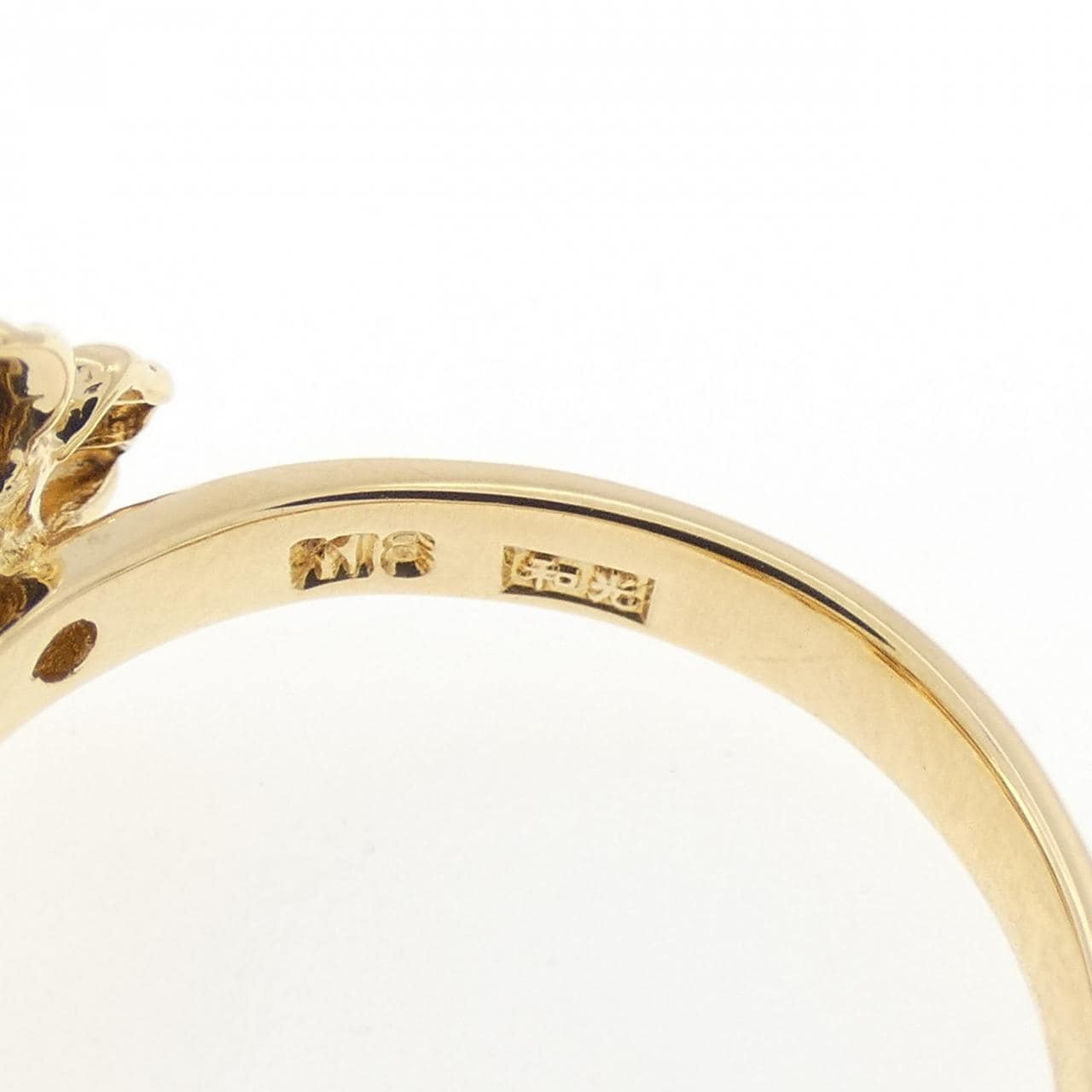 ワコウ フラワー ダイヤモンド リング 0.07CT
