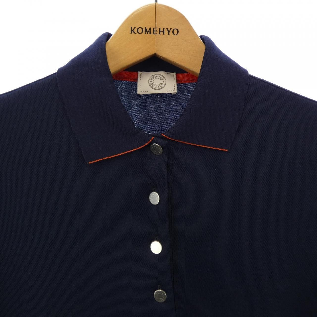 エルメス HERMES クルードセル SELLIER H800271E ドゥブル･ジュー ポロシャツ