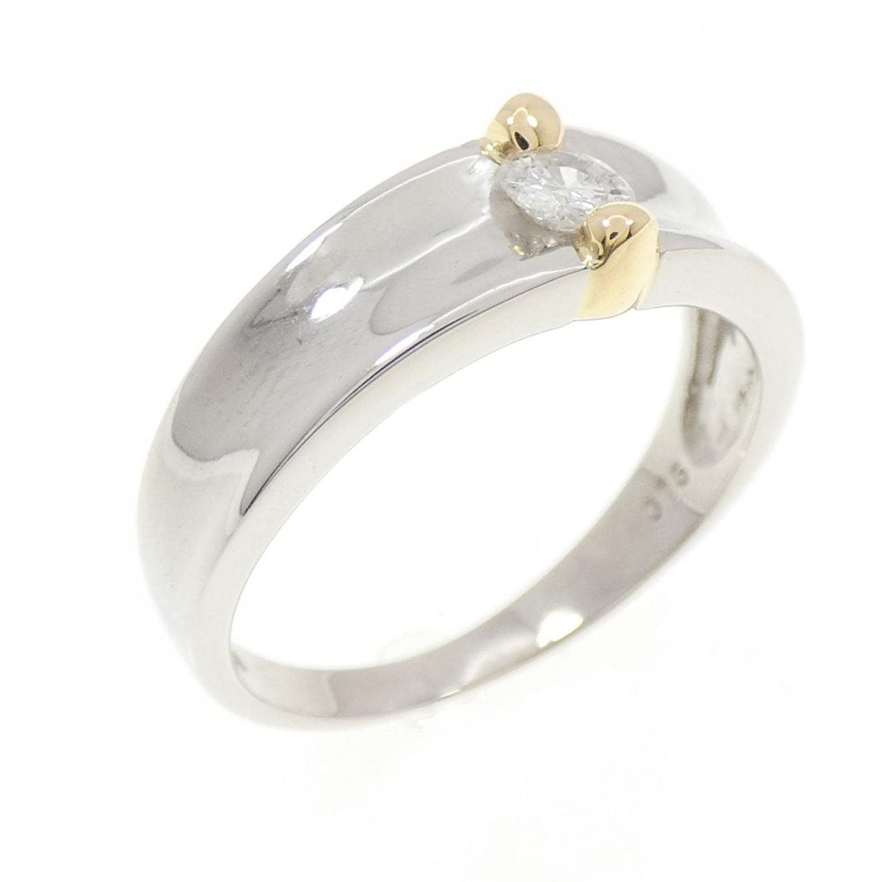 PT900/K18YG ダイヤモンド リング 0.15CT
