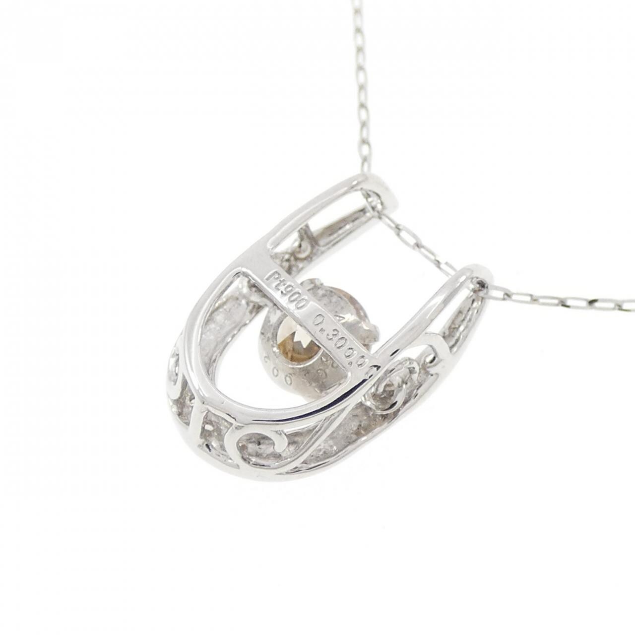 PT900/PT850 ダイヤモンド ネックレス 0.30CT