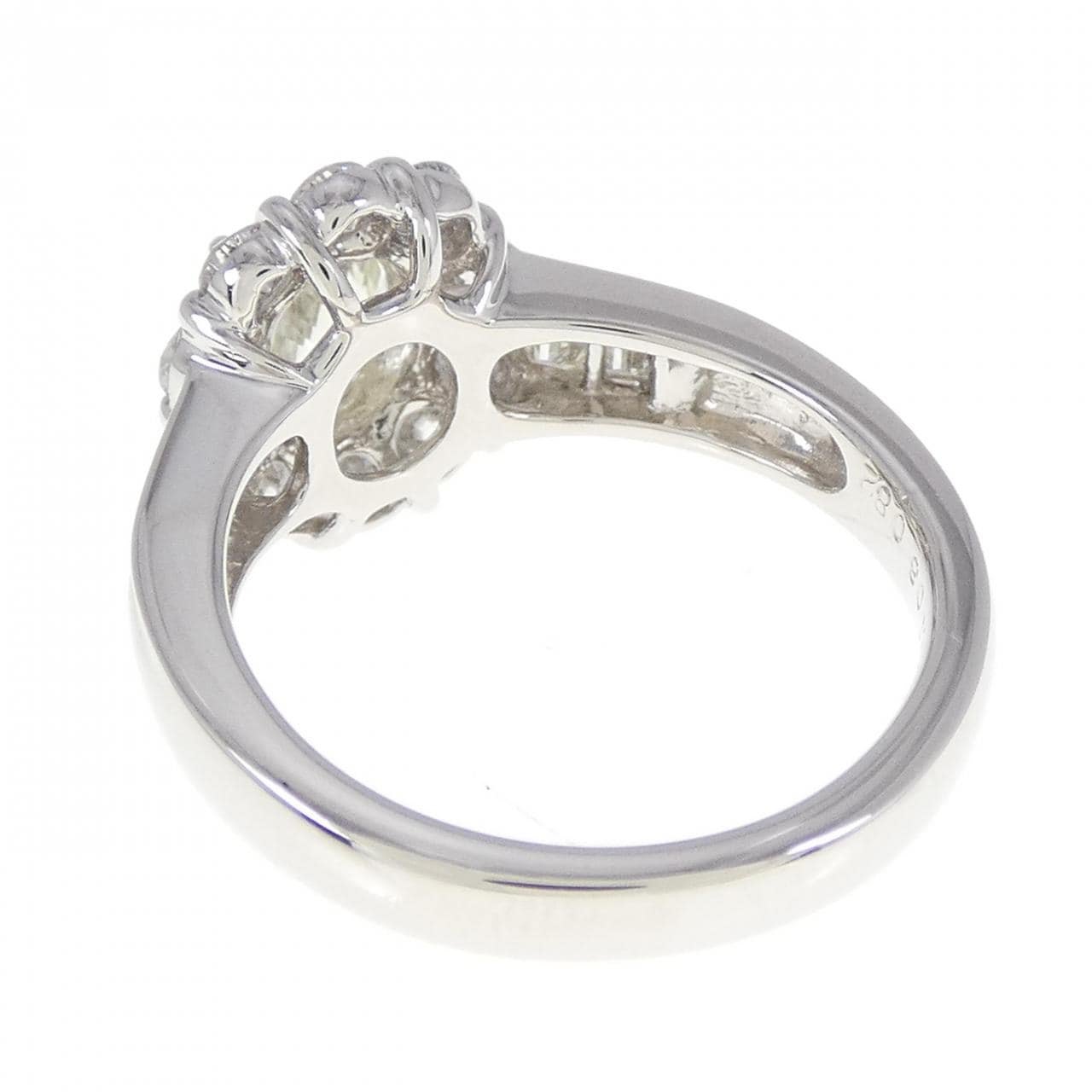 PT Diamond Ring 1.008CT M SI2 Oval Cut