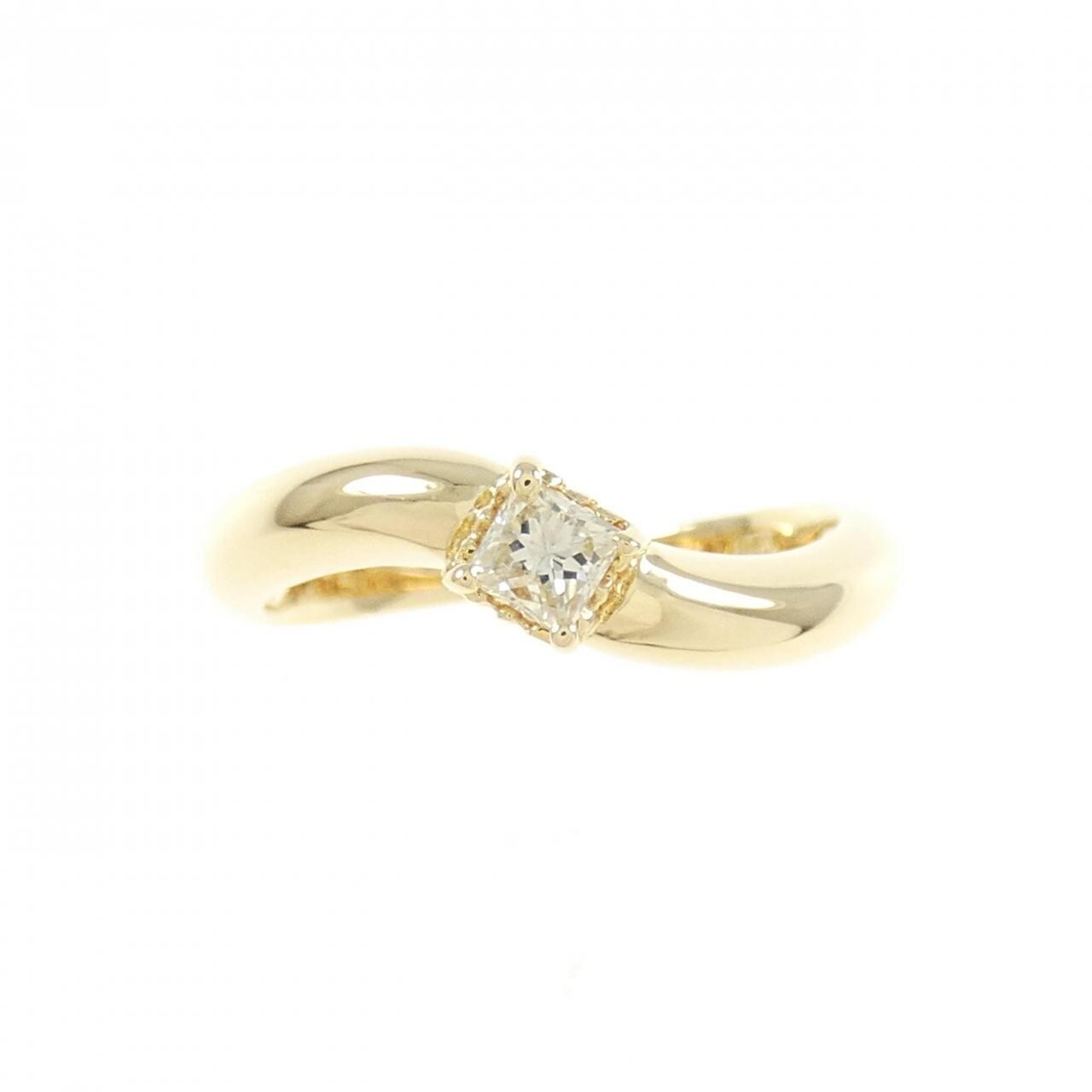 K18YG ダイヤモンド リング 0.16CT