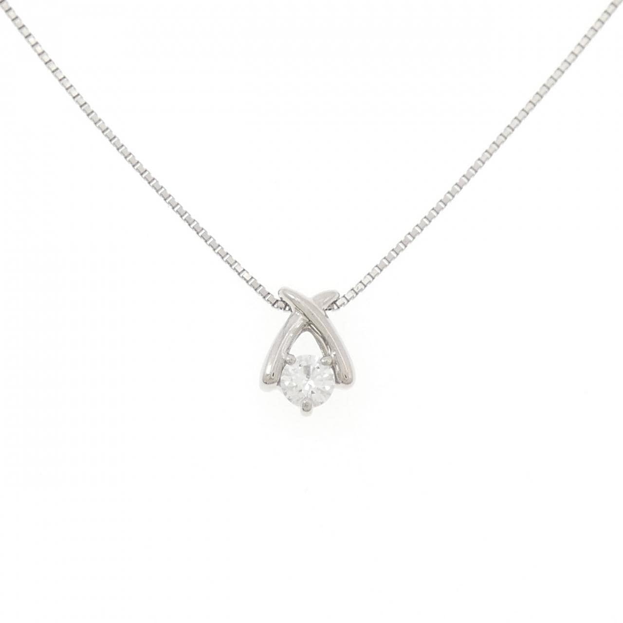 PT900/PT850 ダイヤモンド ネックレス 0.188CT