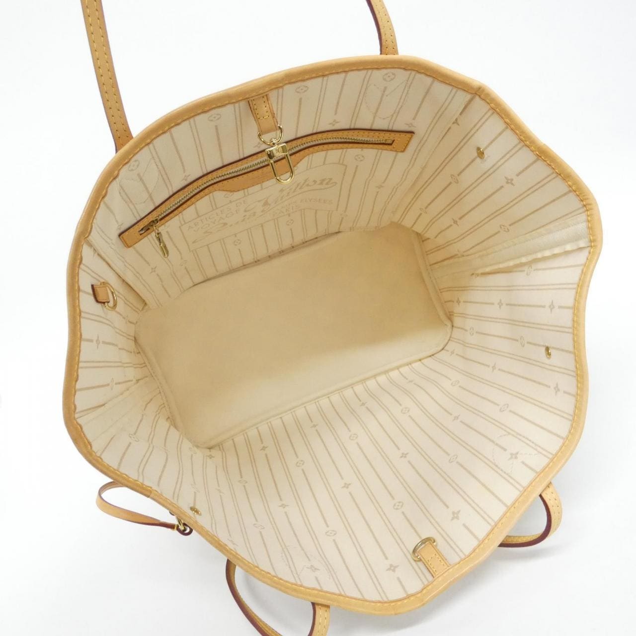 ルイヴィトン ダミエ アズール ネヴァーフル MM N51107 バッグ