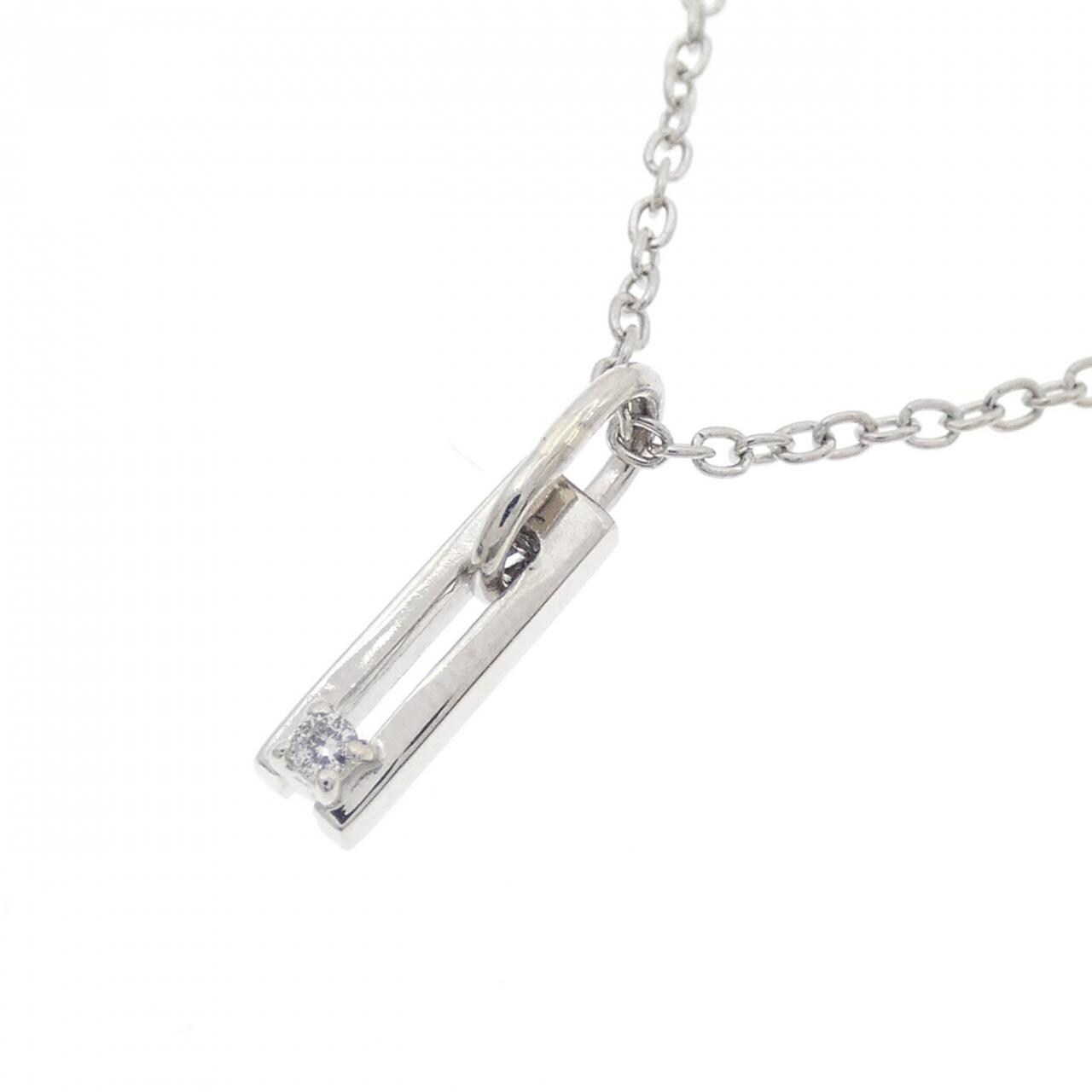 PT900/PT850 ダイヤモンド ネックレス 0.01CT