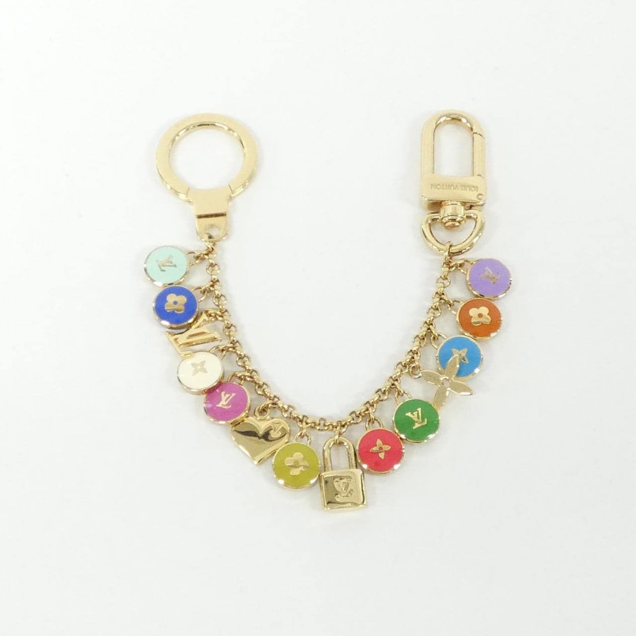 ルイヴィトン ポルト クレ シェンヌ パスティーユ M65380 バッグチャーム