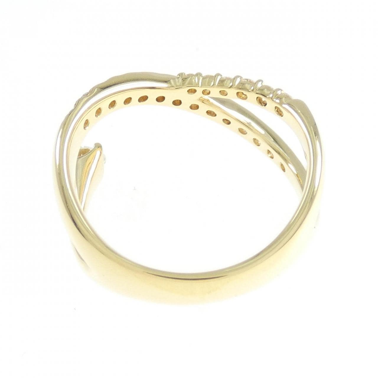K18YG ダイヤモンド リング 0.48CT