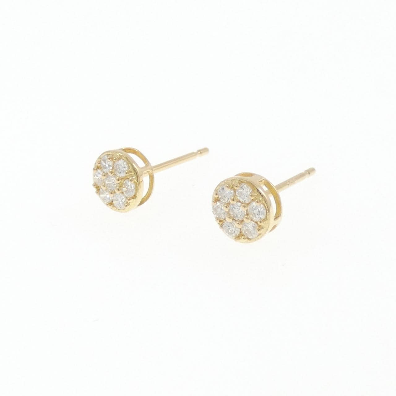 【リメイク】K18YG ダイヤモンド ピアス 0.20CT