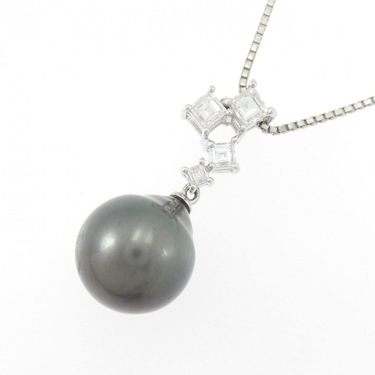 タサキ 黒蝶パール ネックレス