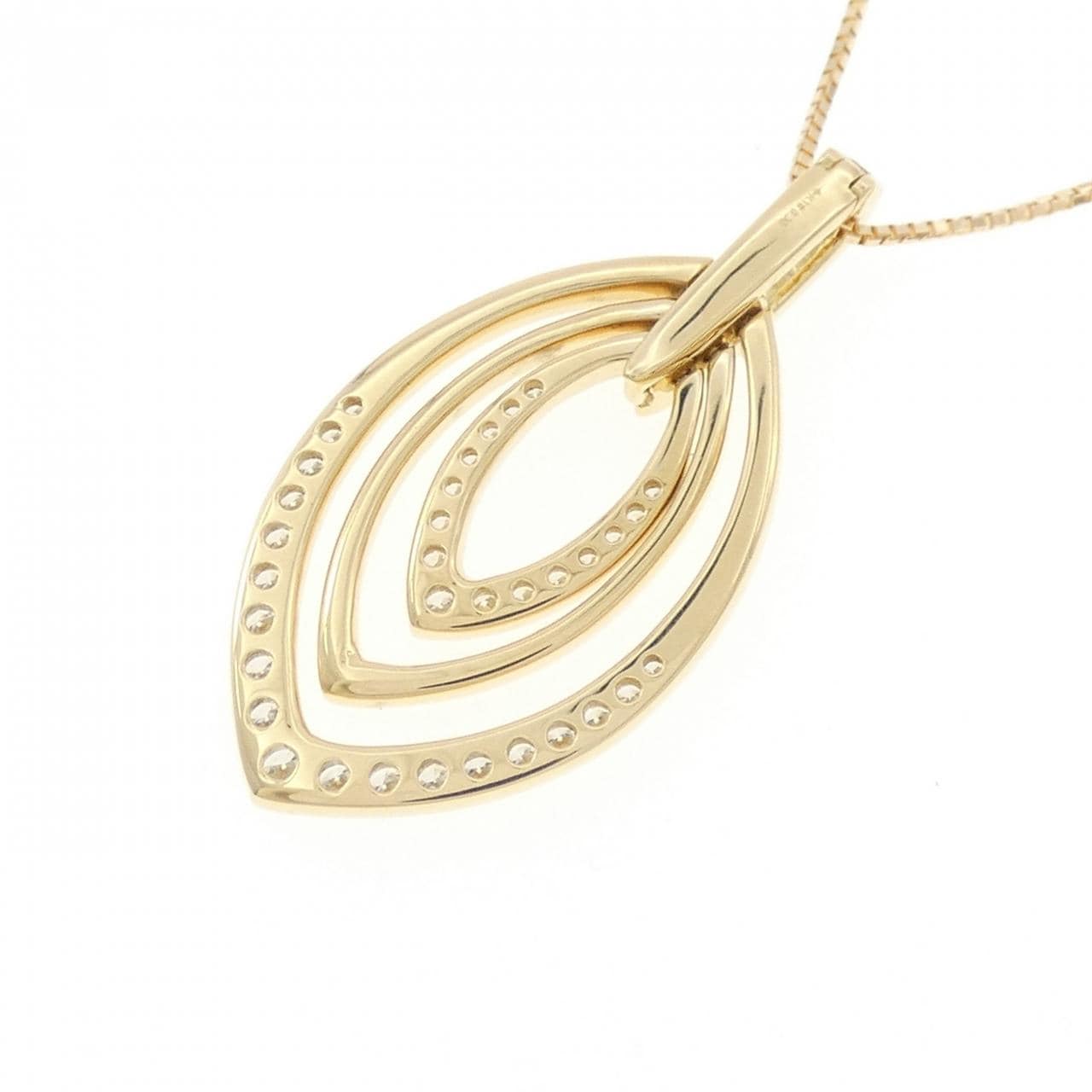 ジーエスティービー ダイヤモンド ネックレス 0.30CT