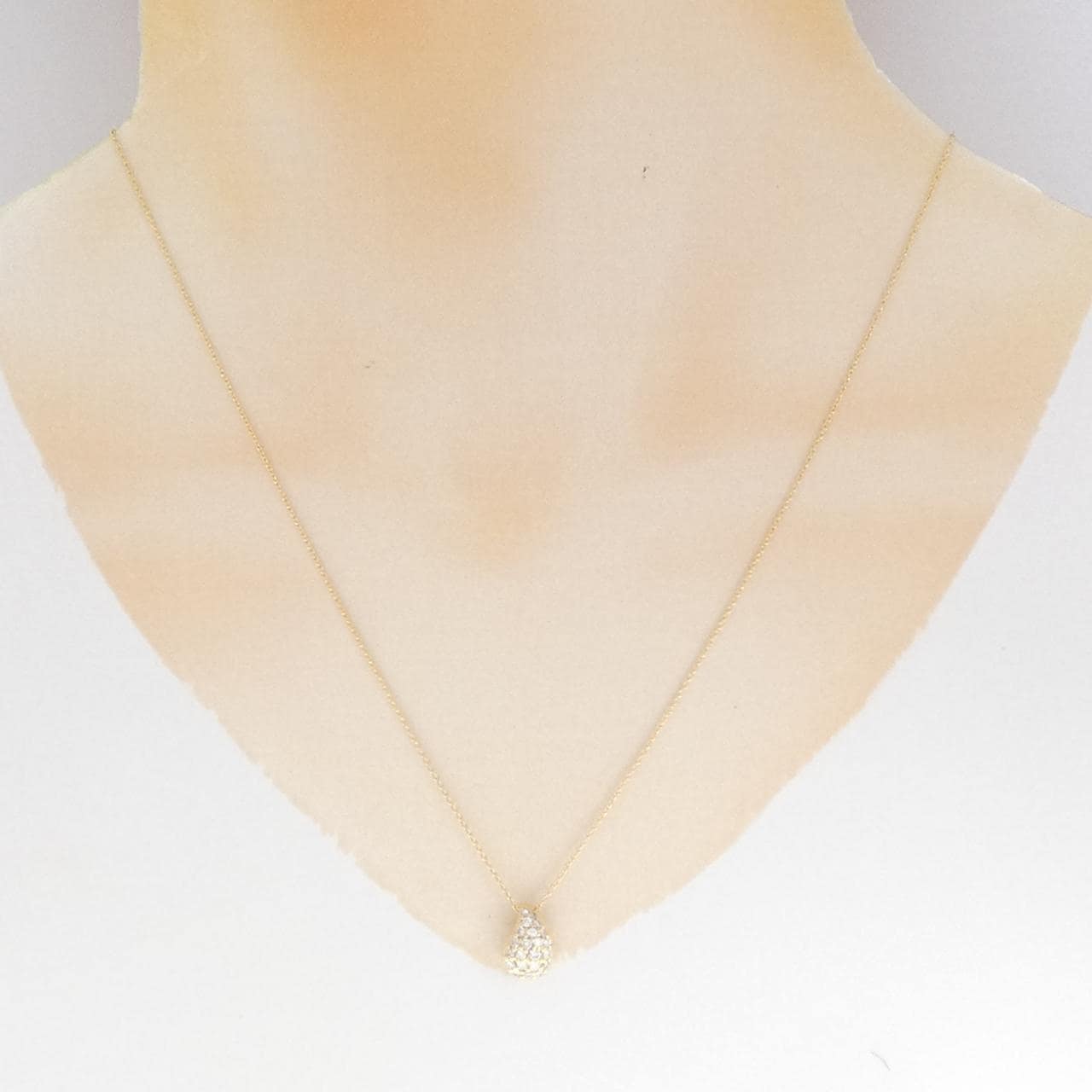 K18YG ダイヤモンド ネックレス 0.34CT