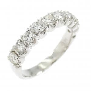 PT900 ハーフエタニティ ダイヤモンド リング 0.70CT