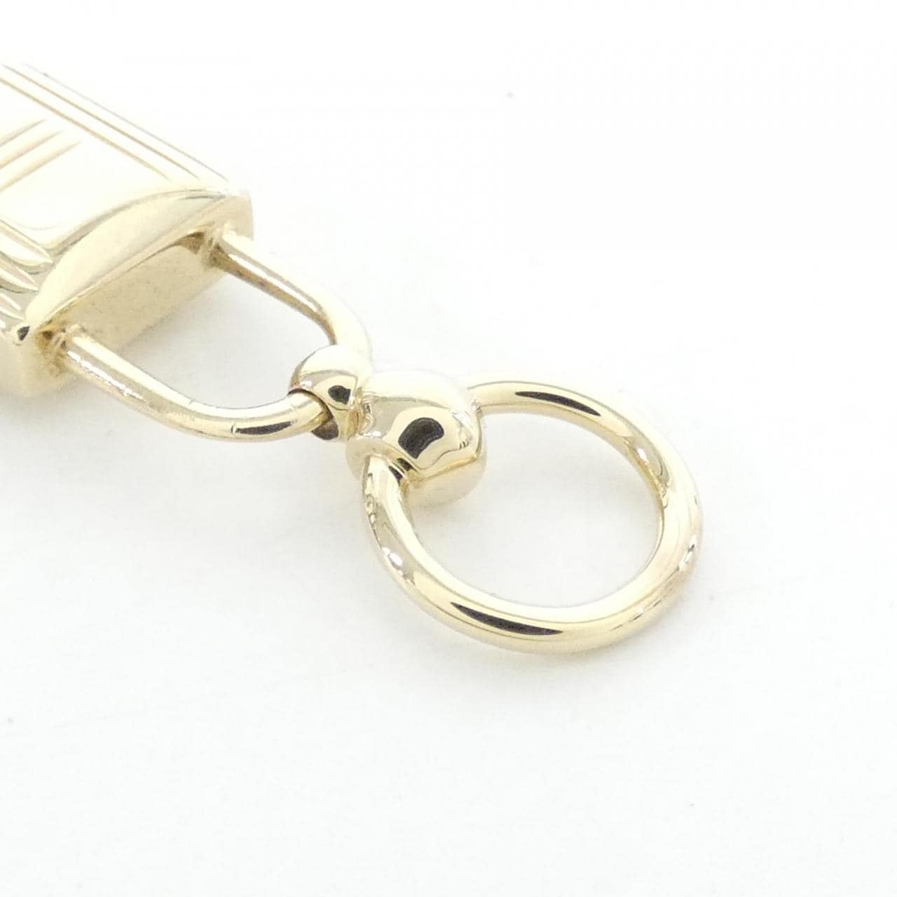 エルメス ミニ チャーム カデナ 602062S スカーフリング