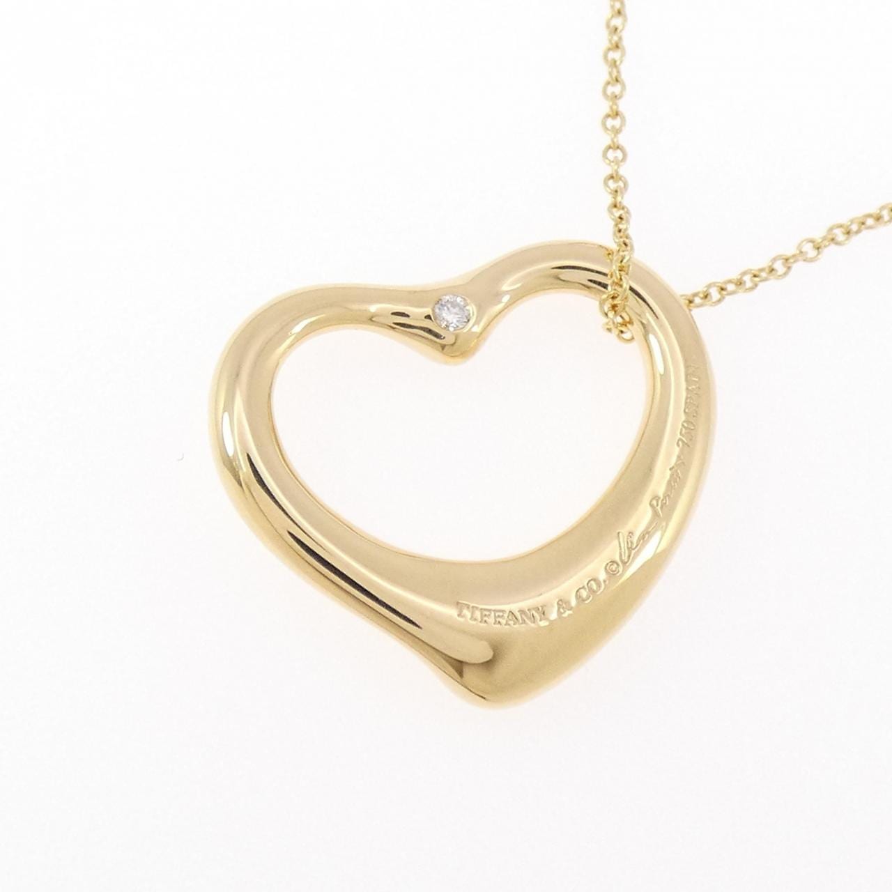 ティファニー オープンハート ネックレス