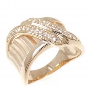 K18PG ダイヤモンド リング 0.21CT
