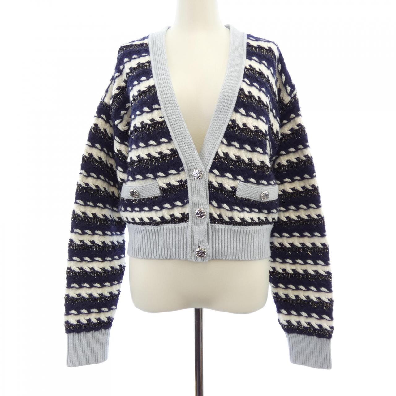 シャネル CHANEL P73499K10518 22B カーディガン