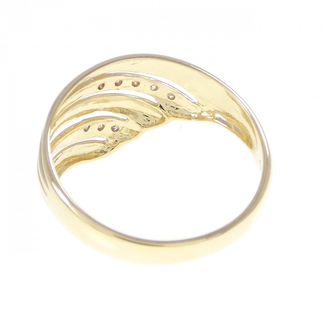 K18YG ダイヤモンド リング 0.05CT