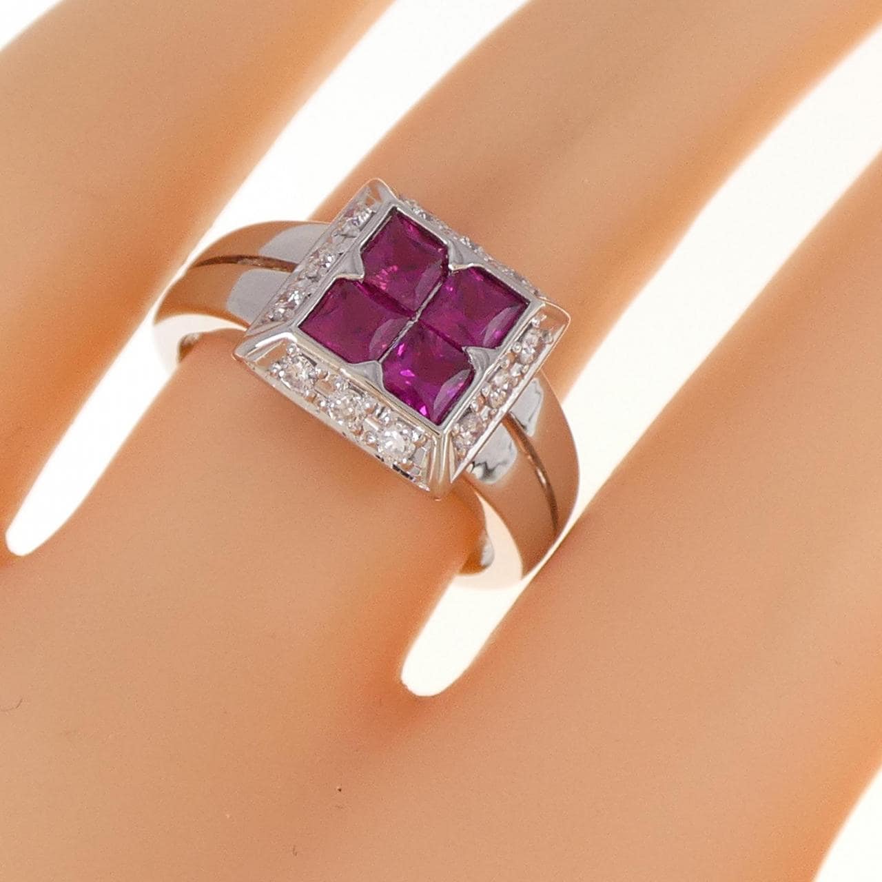 PT ルビー リング 0.98CT