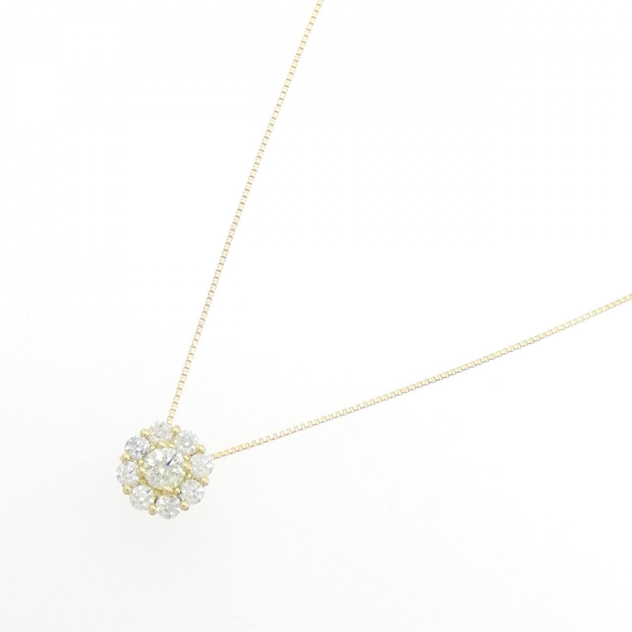 K18YG ダイヤモンド ネックレス 0.174CT