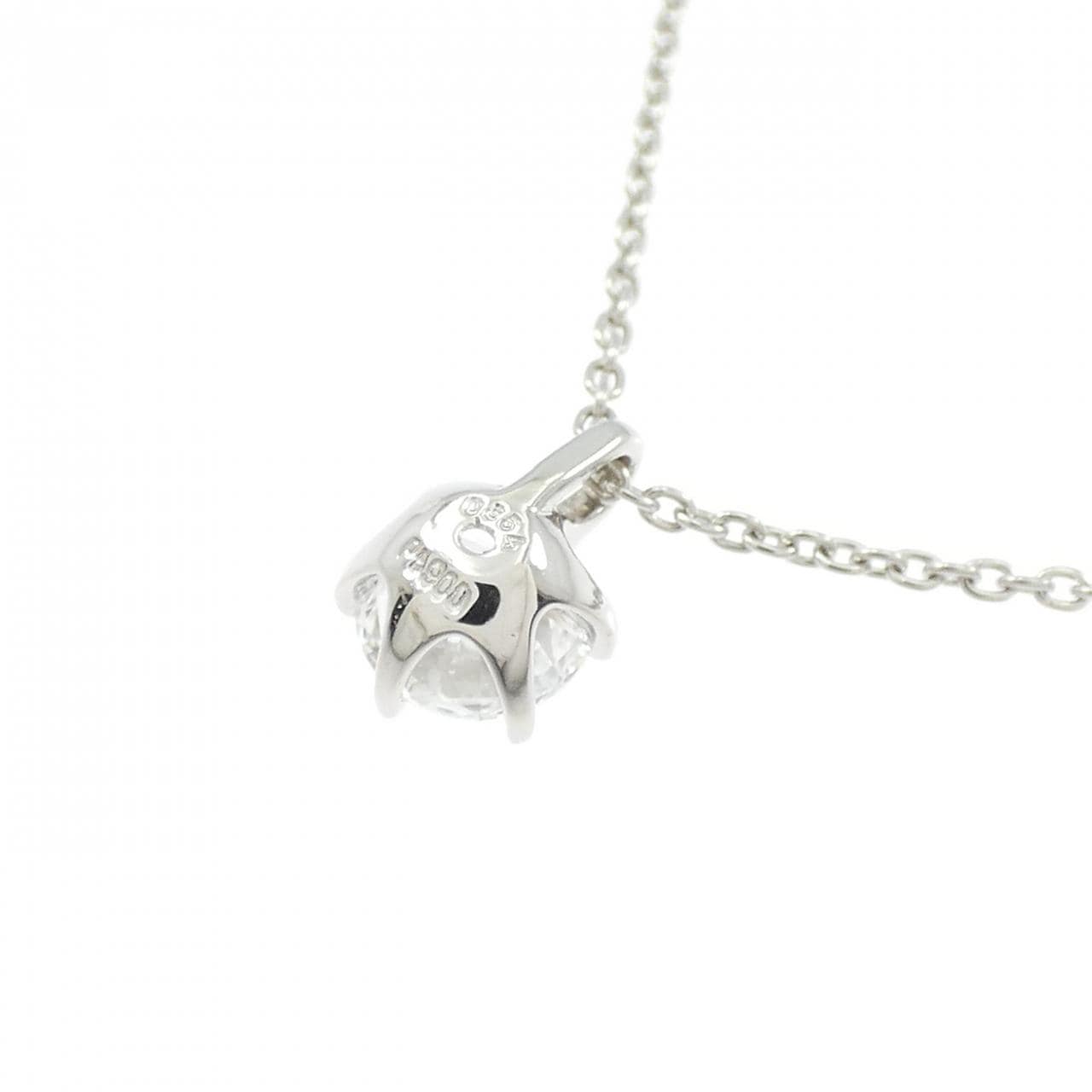【リメイク】PT900/PT850 ダイヤモンド ネックレス 0.354CT D IF 3EXT