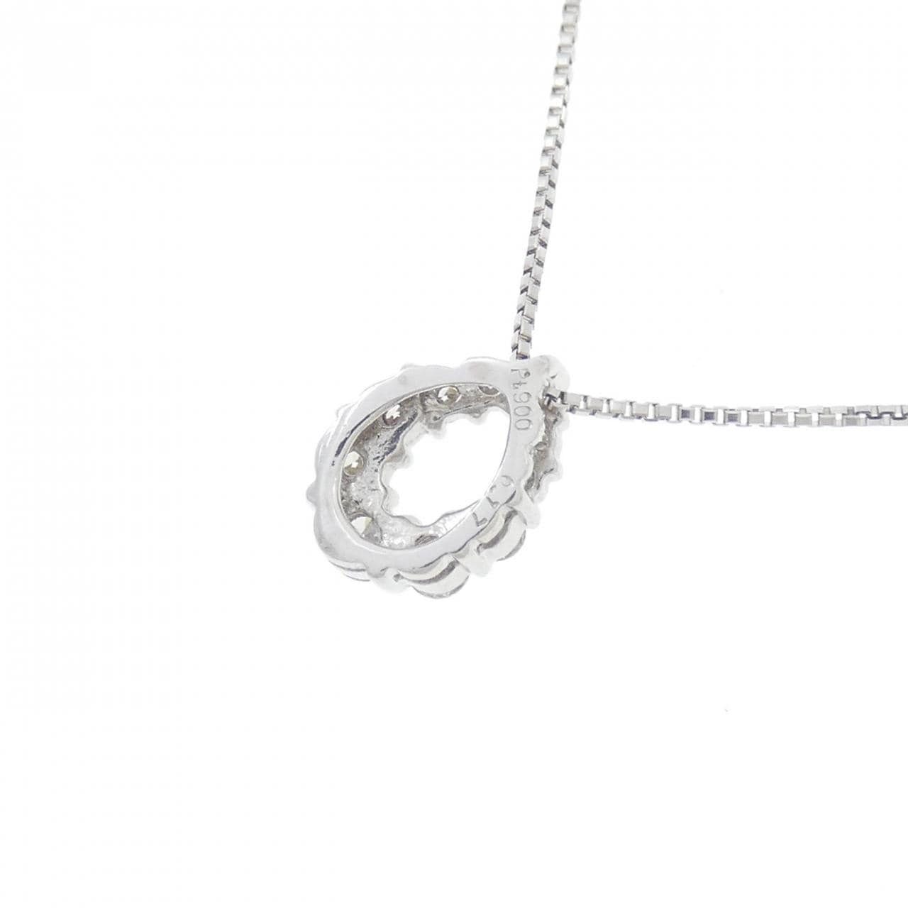 PT900/PT850 ダイヤモンド ネックレス 0.17CT