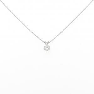 PT/PT850 ソリティア ダイヤモンド ネックレス 0.303CT