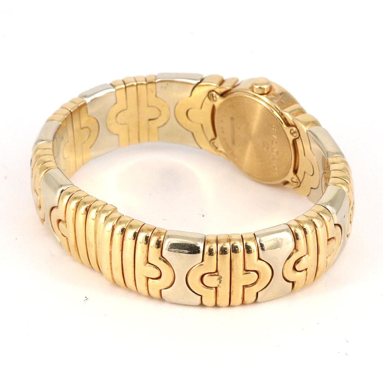 【ノーメンテナンス還元価格】ブルガリ パレンテシス YGxWG Lサイズ BJ01 YGxWG クォーツ