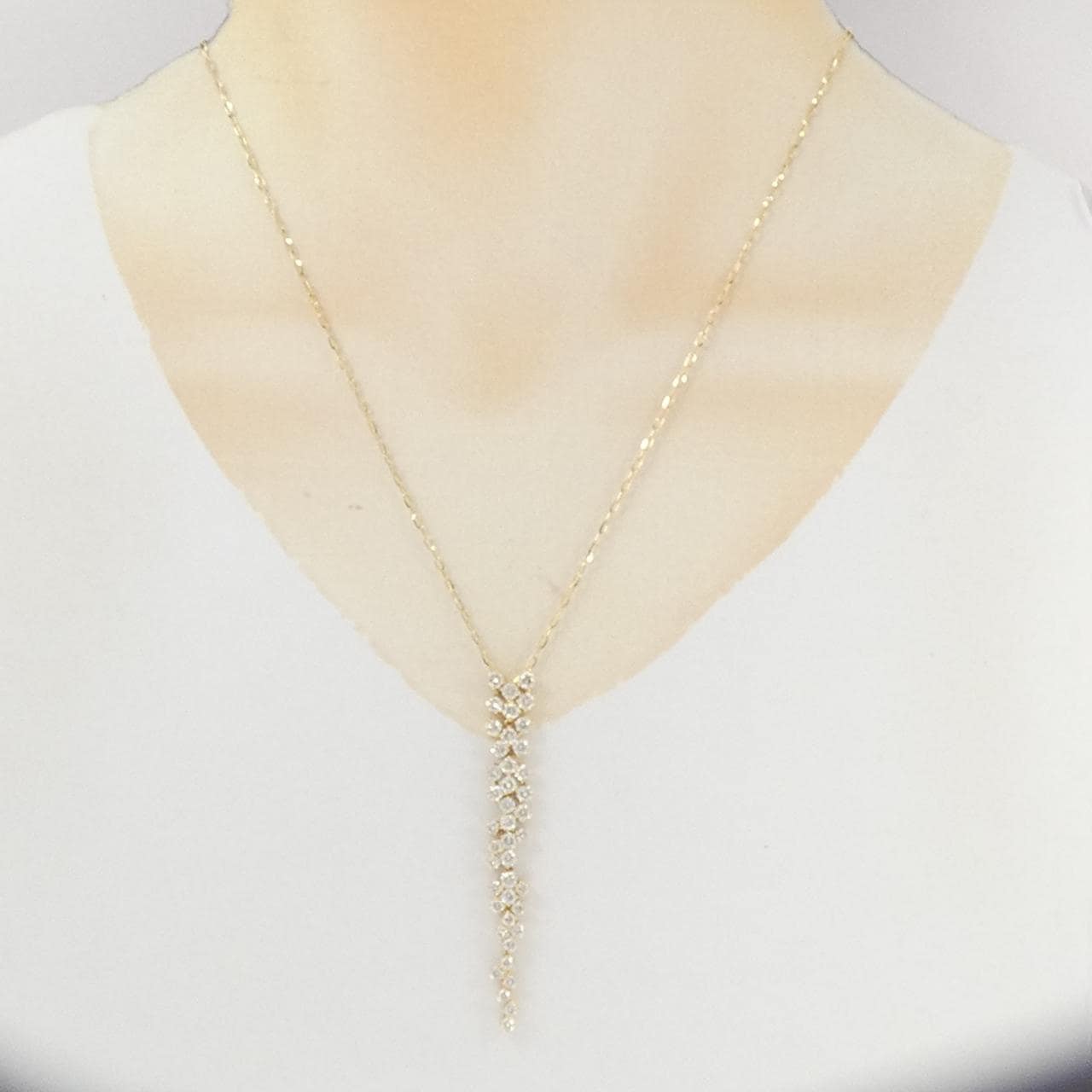 K18YG ダイヤモンド ネックレス 3.00CT