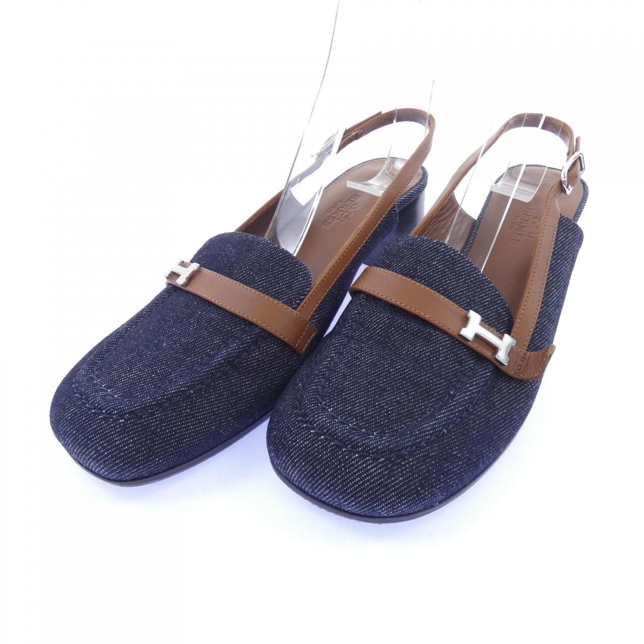 エルメス HERMES アンフィニ ミニチュア パリバックル 241047Z パンプス